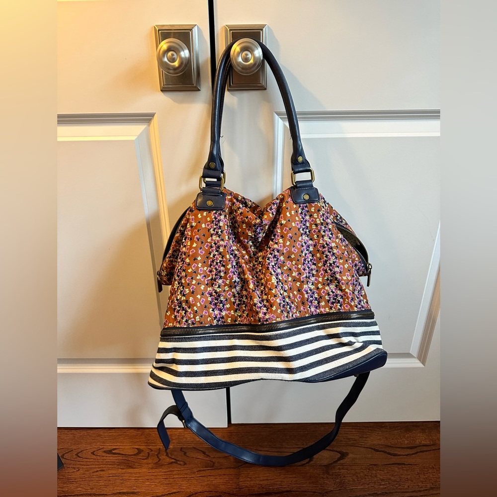 Anthropologie Deux Lux Weekender Duffle Bag.